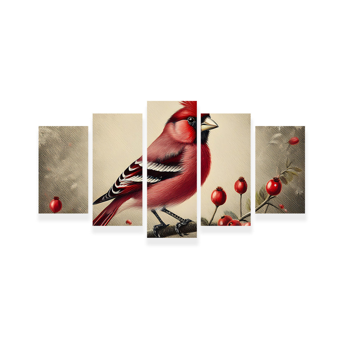 Exquisite Classic Northern Cardinal Wall Art for Home Decor