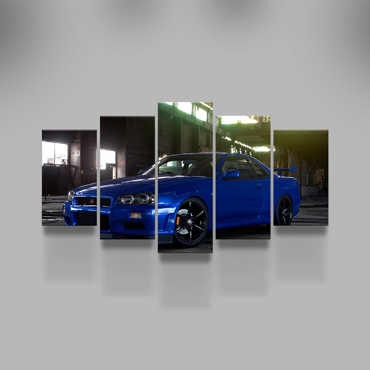 Stunning R34 Warehouse Wall Art by Vynton