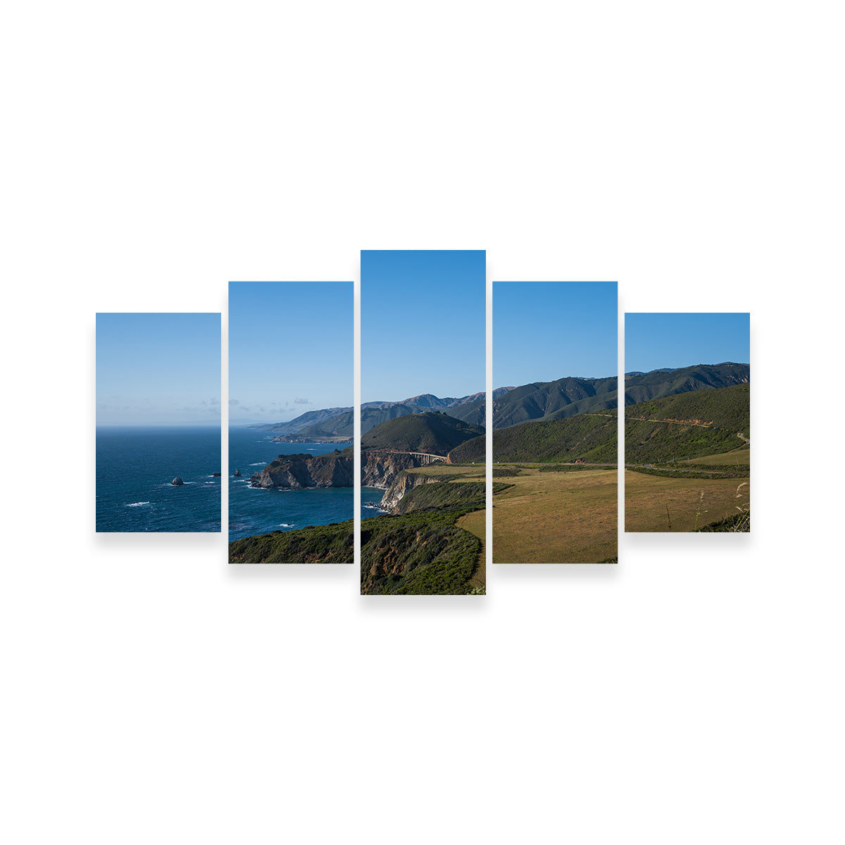 Stunning Pacific Coast Hwy CA Wall Art for Your Home Decor