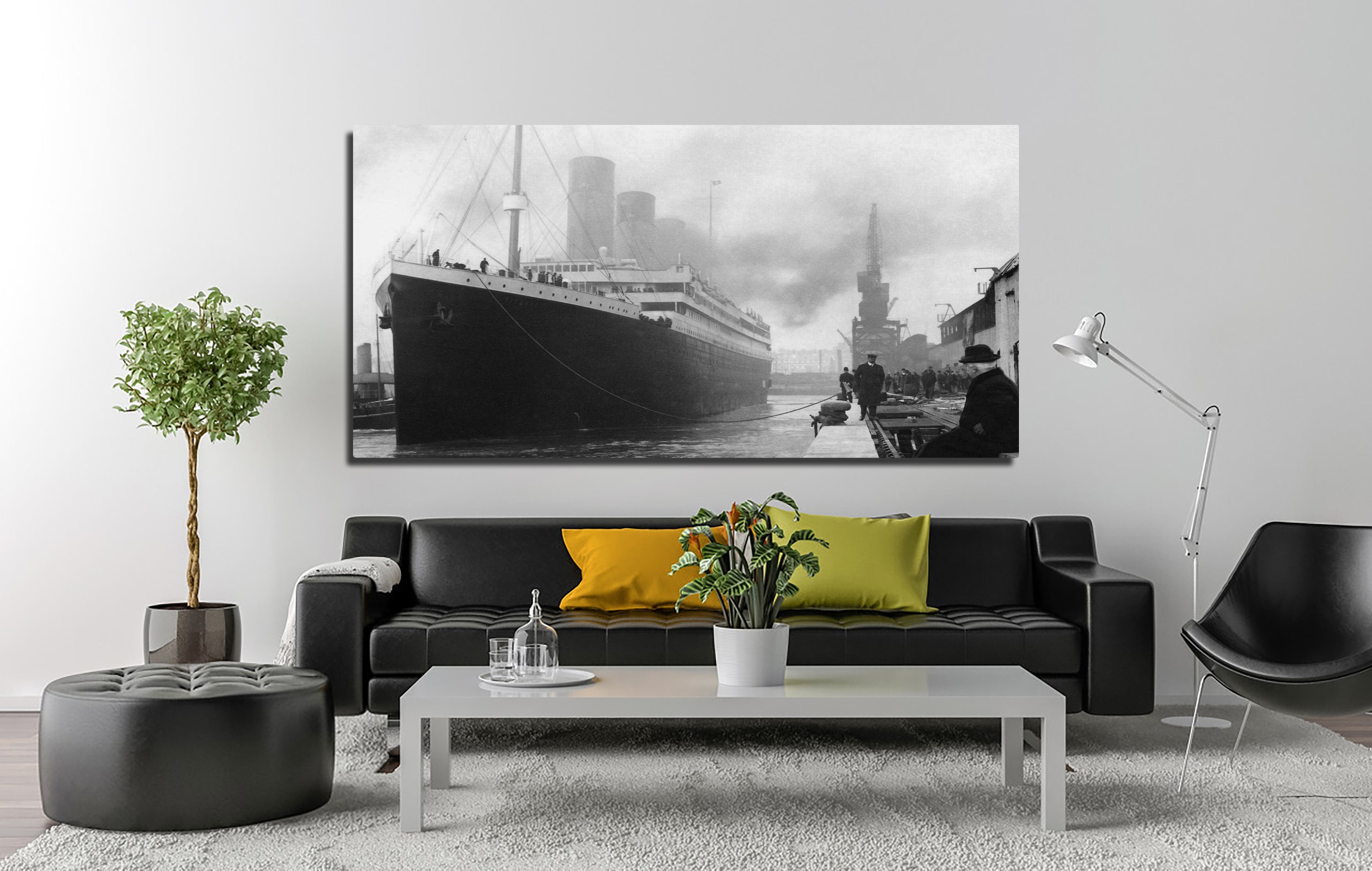 Exquisite RMS Titanic Panoramic Wall Art for Stunning Home Decor