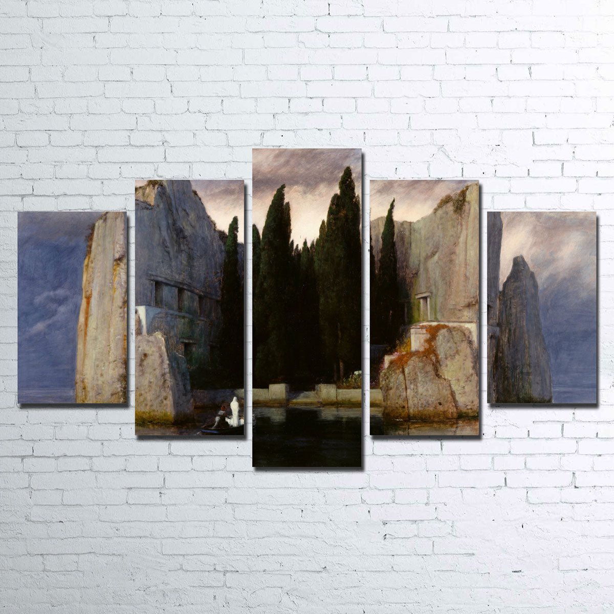 Stunning Die Toteninsel Wall Art by Arnold Böcklin