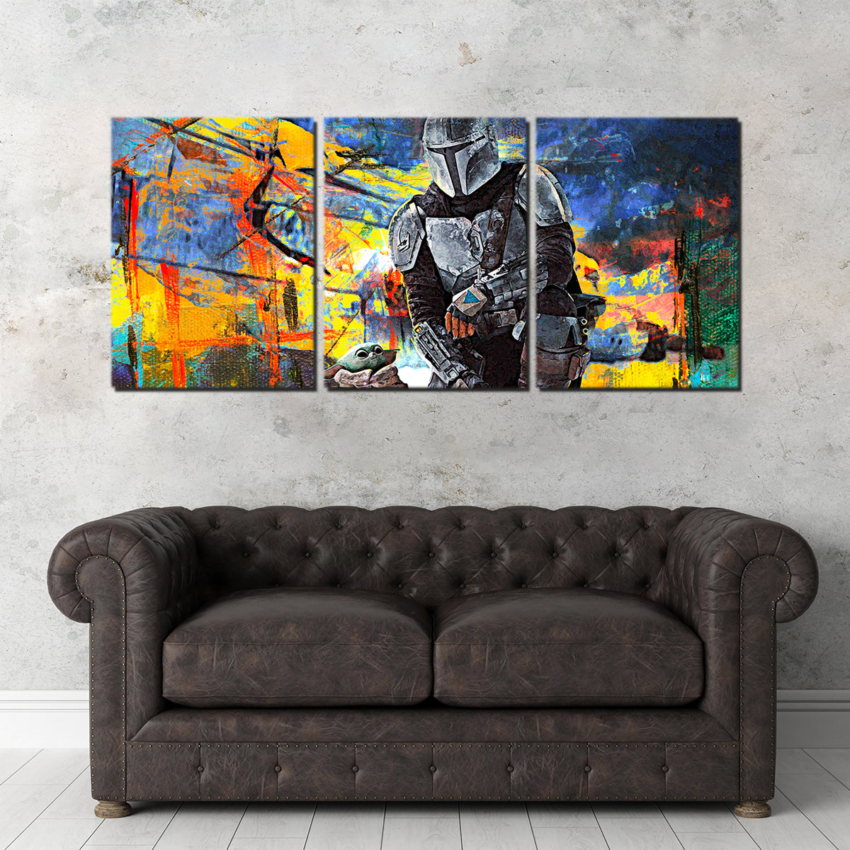 The Child from The Mandalorian High - Quality Wall Art