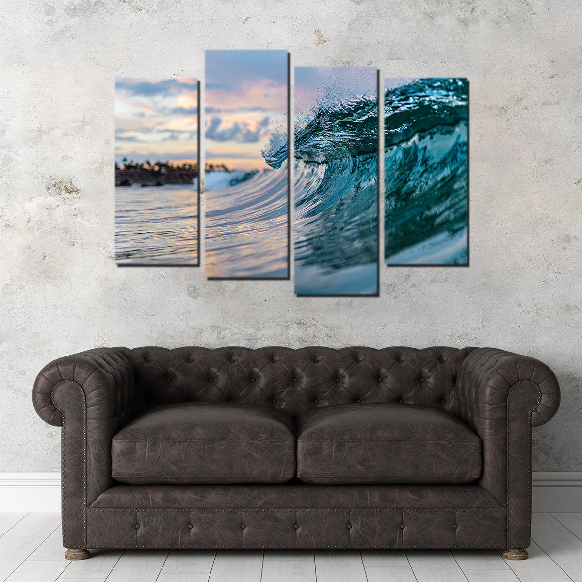 Stunning Pastel Wave Wall Art by Lucas Moore