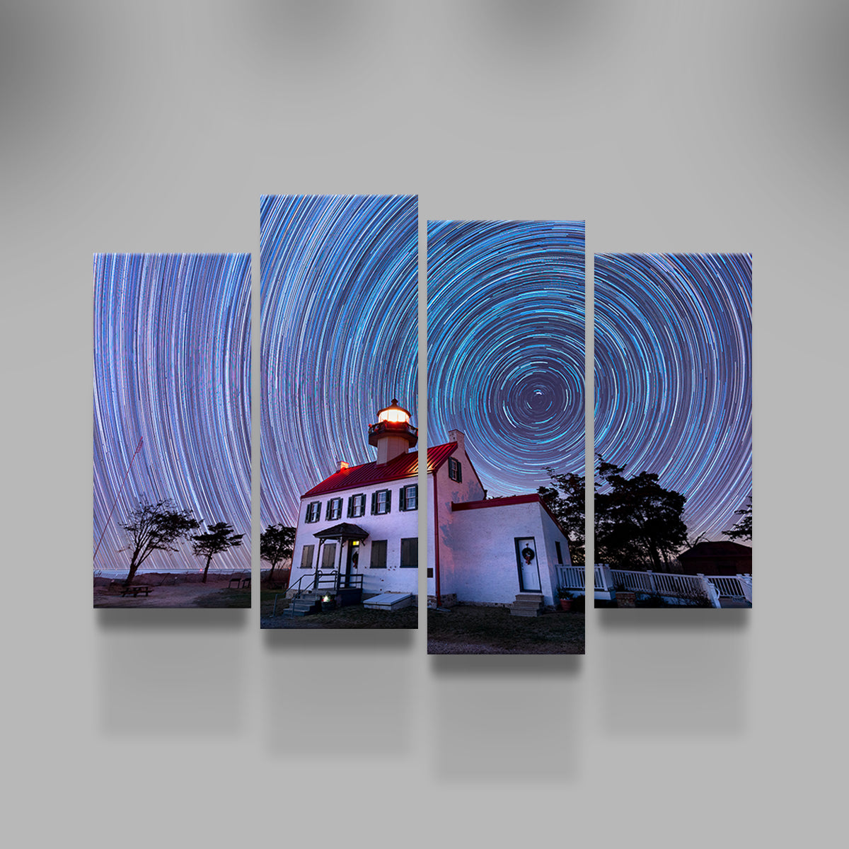 East Point Lighthouse - Stunning Winter Spinnies Wall Art by Shaun Mayer