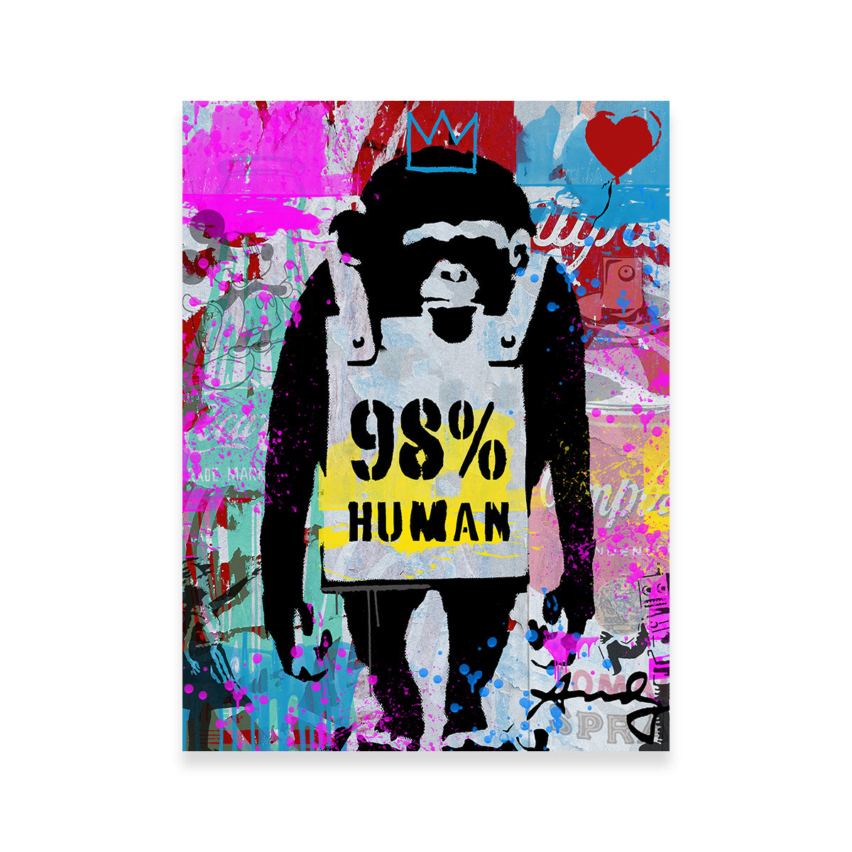 98% Premium Human Wall Art by Stephen Chambers