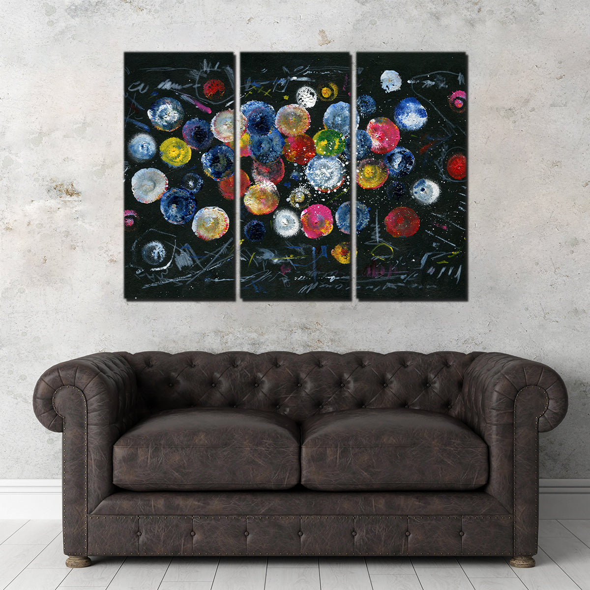 Stunning Circle Black Wall Art by Evgeny Vetrov