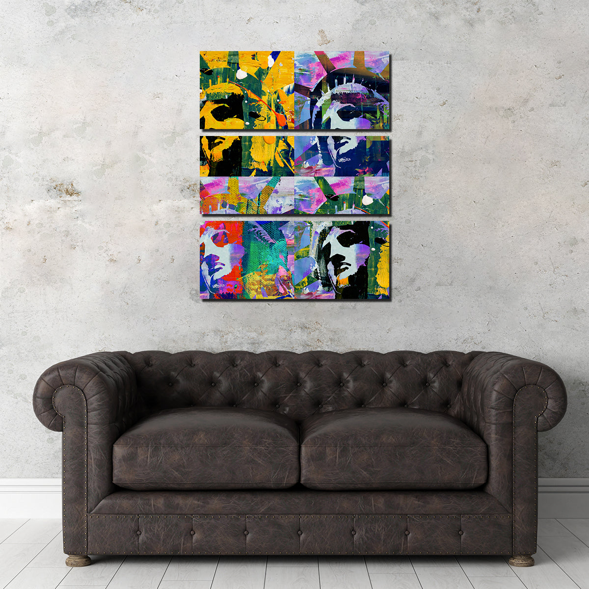 Stunning Liberty Quadrant Wall Art by Stephen Chambers