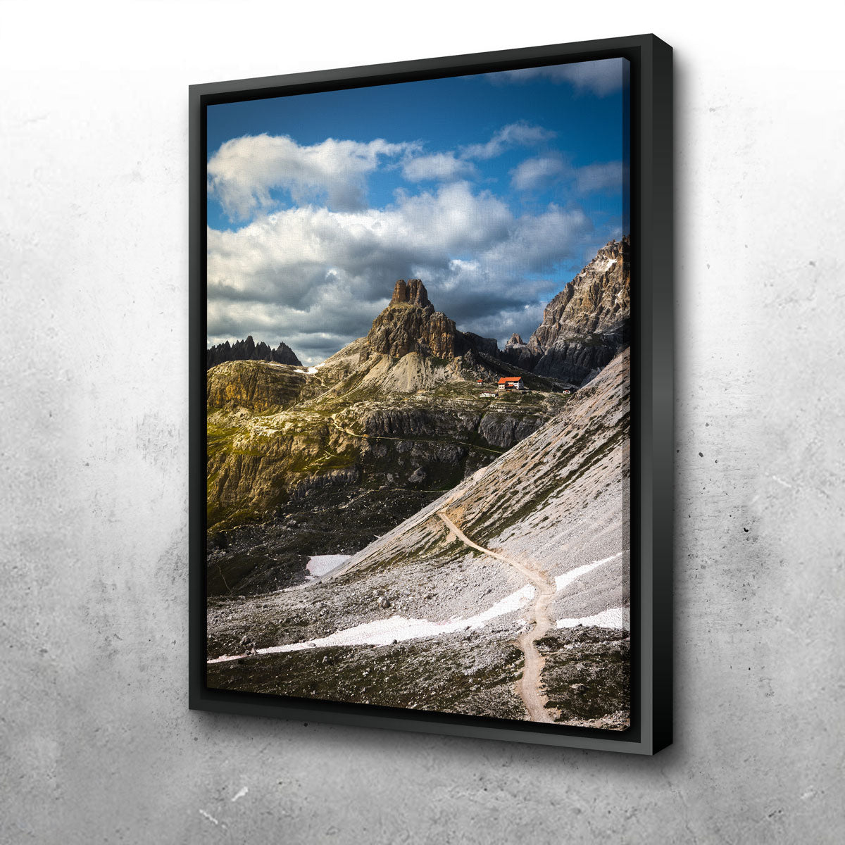 Stunning Rifugio Locatelli Wall Art by Enzo Romano