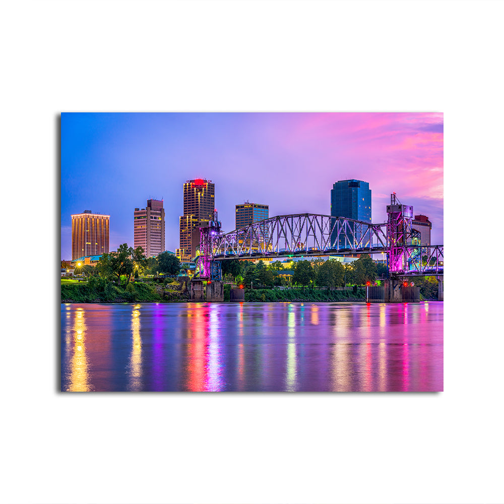 Exquisite Little Rock Skyline Wall Art for Stunning Decor