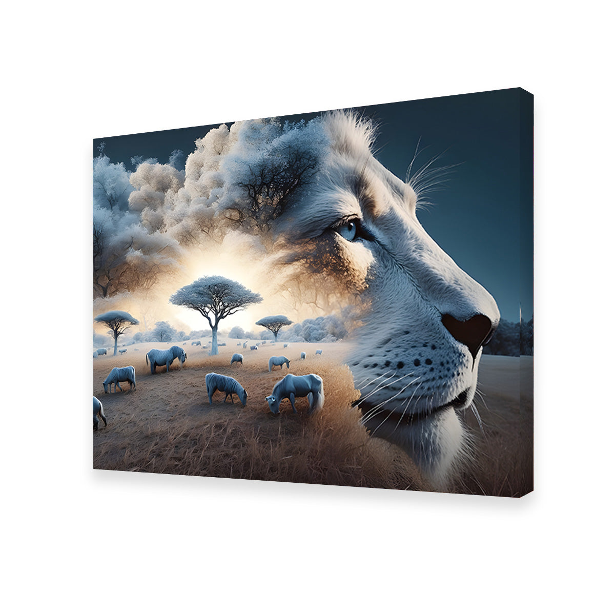 Roaring Majesty - Exquisite Handmade Canvas Prints