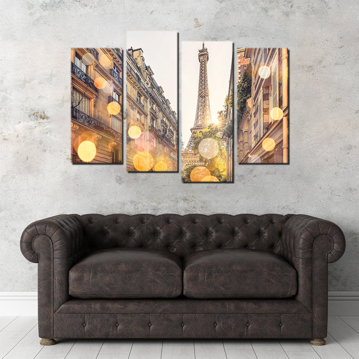 Enchanting Bokeh in Paris Wall Art for Home Decor