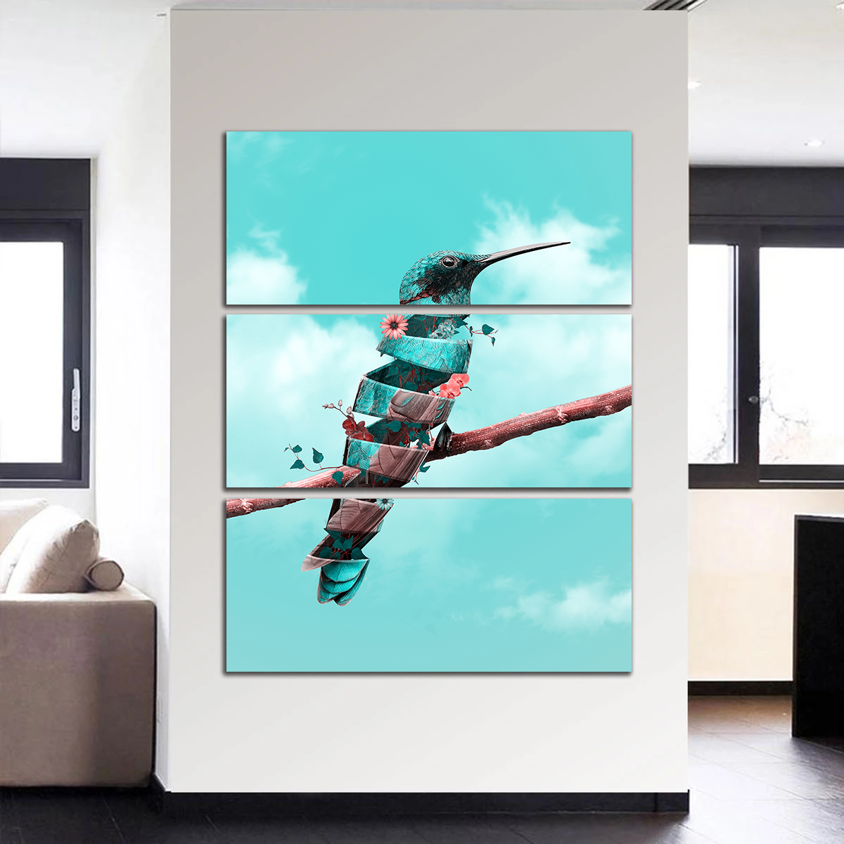 Stunning Pretty Bird Wall Art by Ibrahim Saifee
