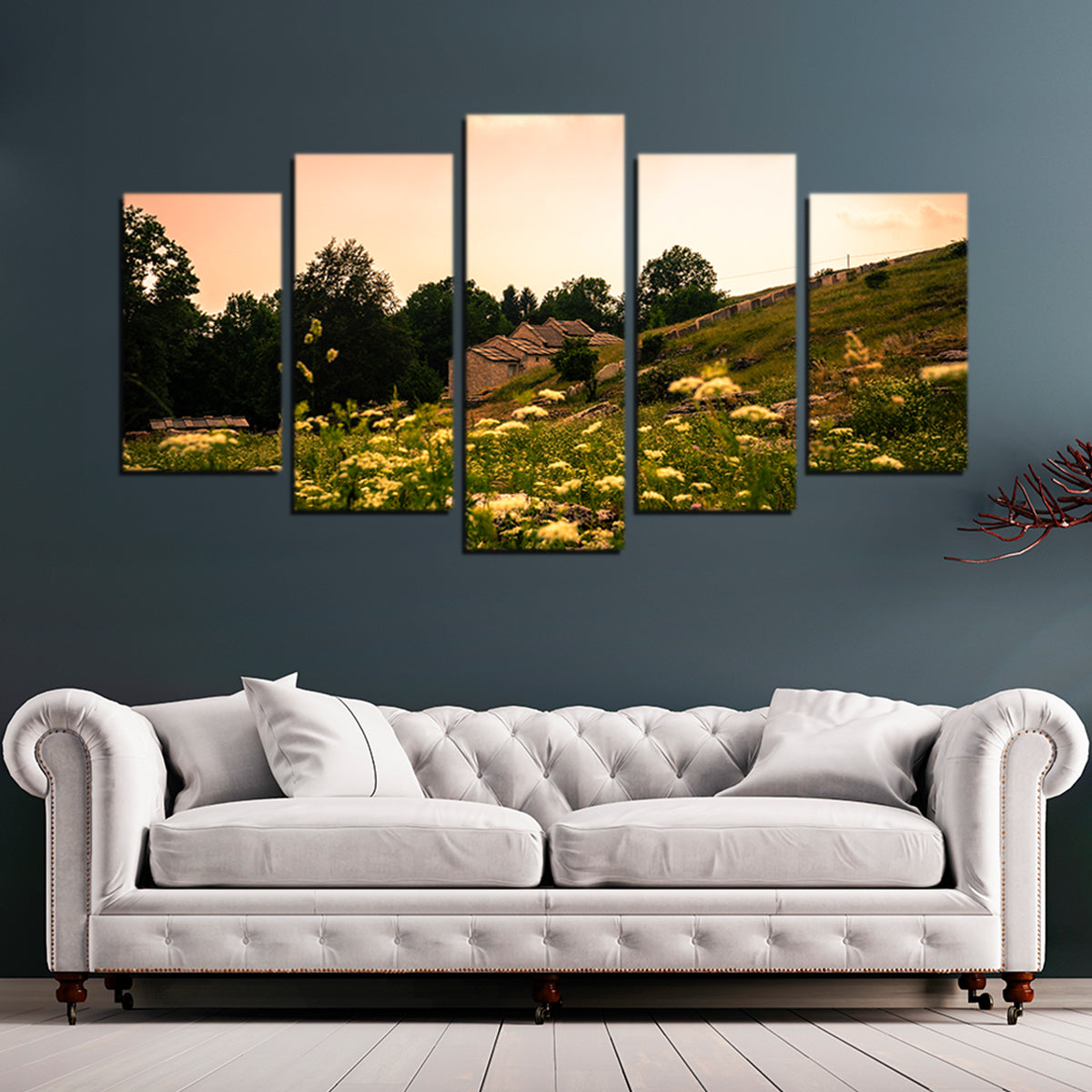 Stunning A Village on the Mountains Wall Art by Stefano Baltieri