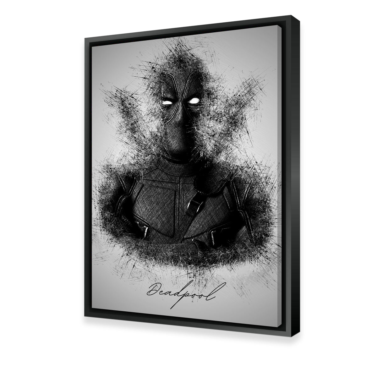 Stunning DeadPool Sketch Wall Art for Your Home Decor