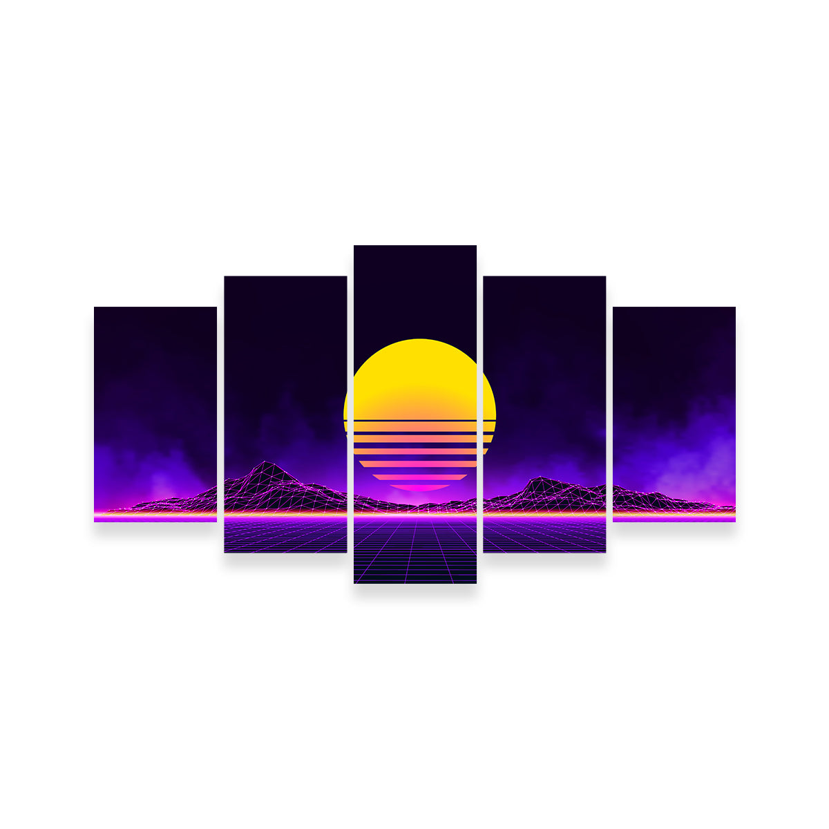 Stunning Retro Landscape Wall Art