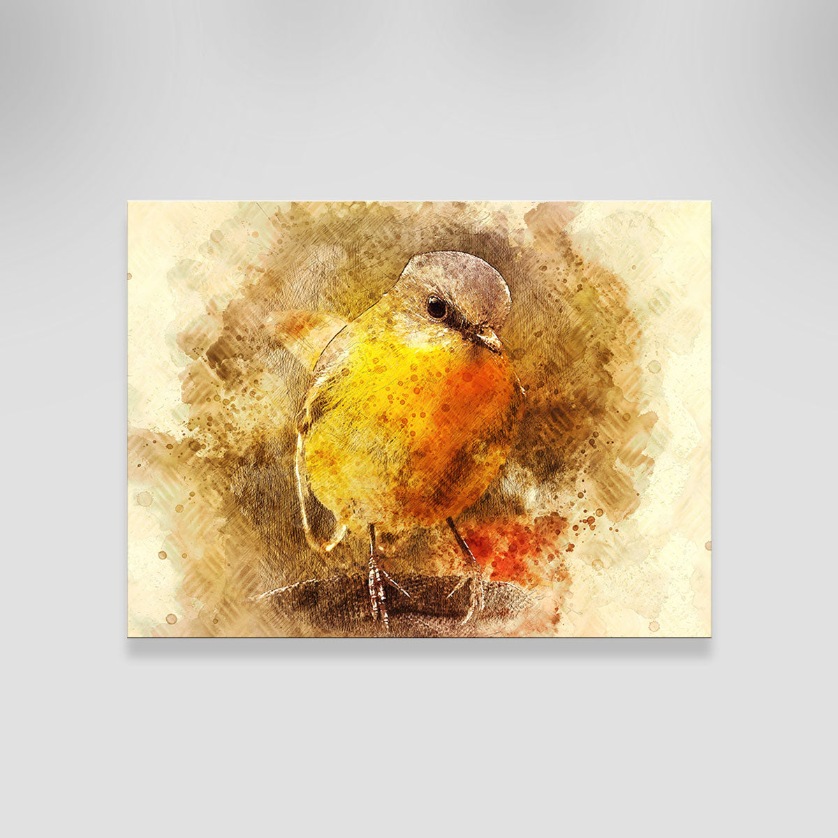 Charming Little Bird Wall Art by Denise Dundon