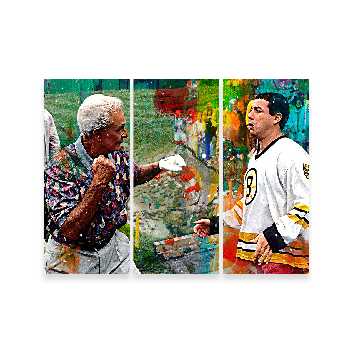 Happy Gilmore & Bob Barker High - Quality Wall Art for Home Decor