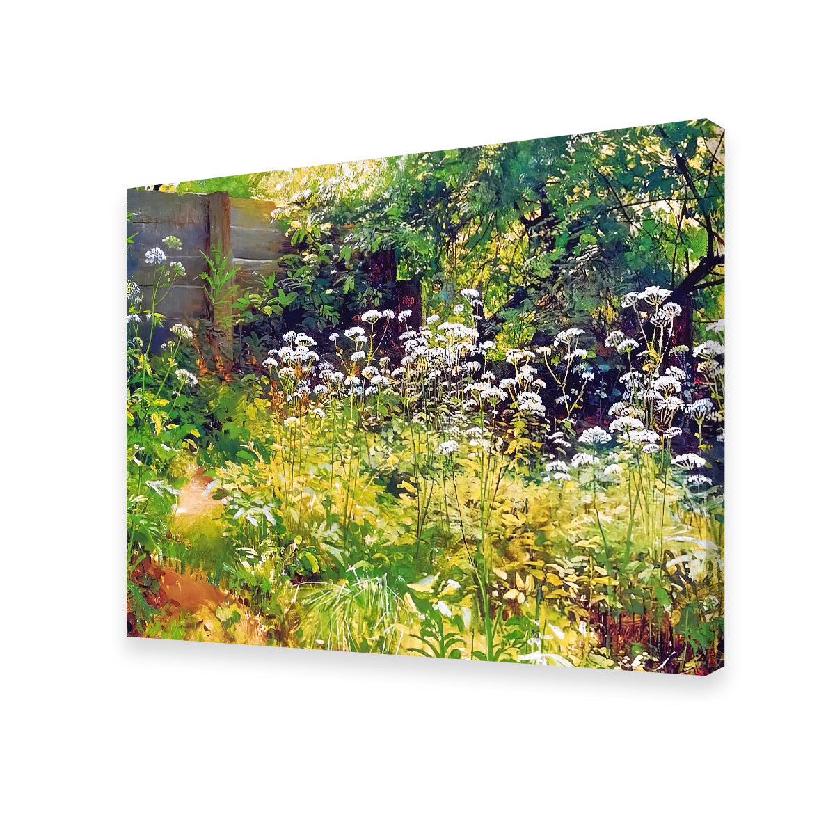 Exquisite Garden Corner Wall Art by Denise Dundon