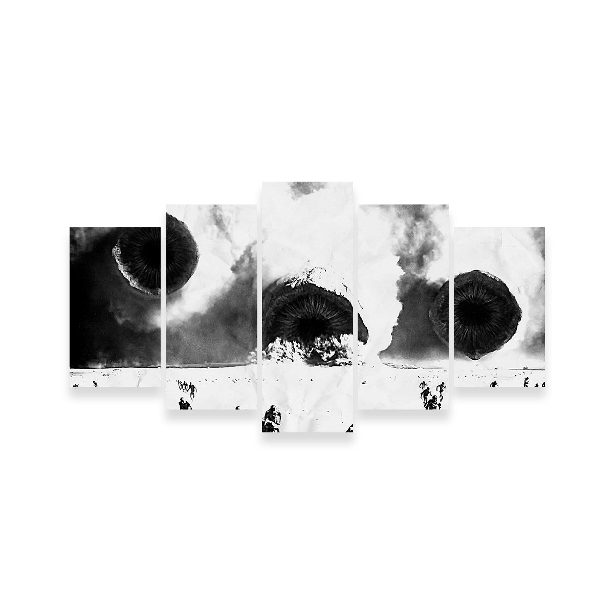 Stunning Dune Grayscale Sandworms Wall Art for Your Home Decor