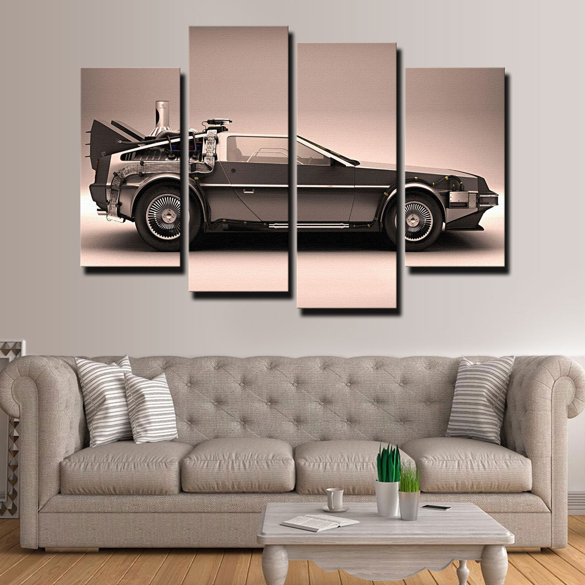 Stylish DeLorean Wall Art for Your Home Decor
