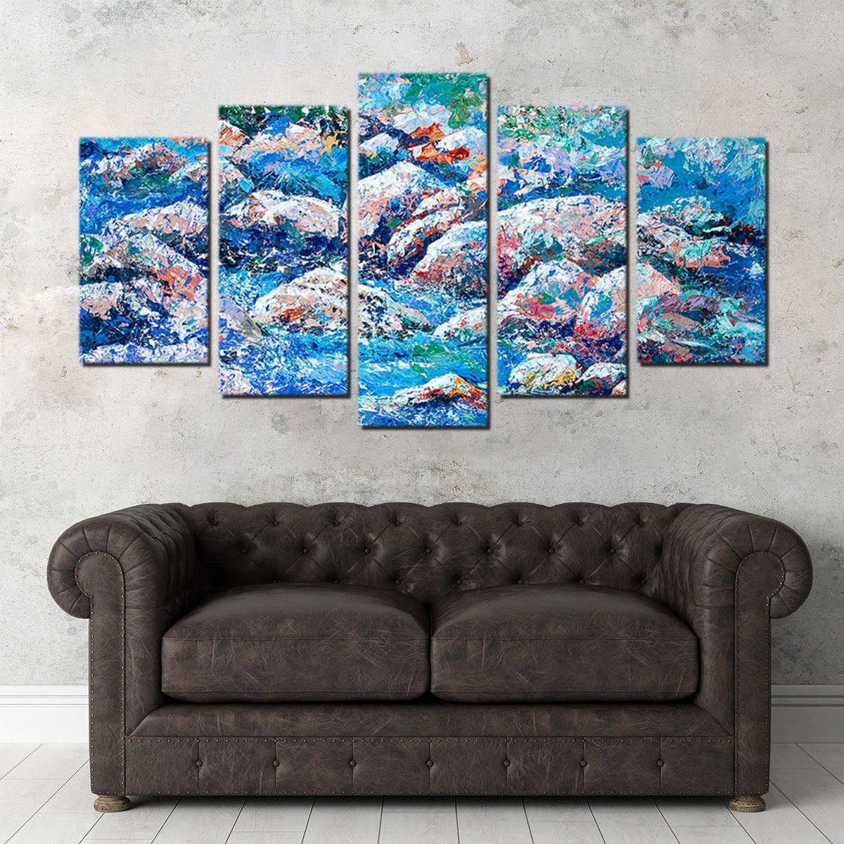 Stunning River Rhapsody Wall Art by Gerry Segismundo