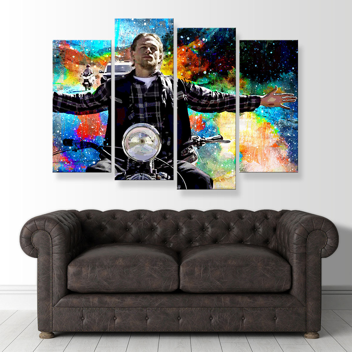 Stunning Jax Teller Wall Art - Museum-Quality Canvas on Sustainable Pine Frames