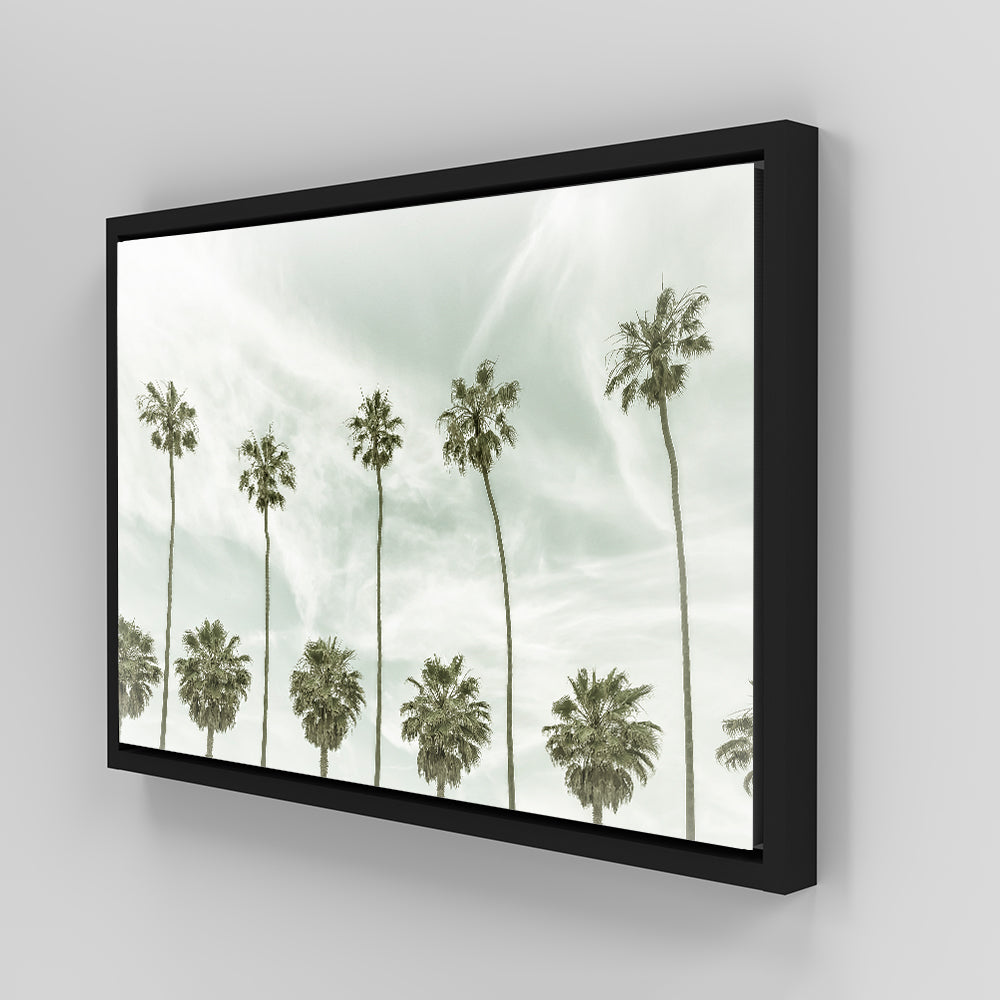 Stunning Palm Trees and Clouds Wall Art by Melanie Viola