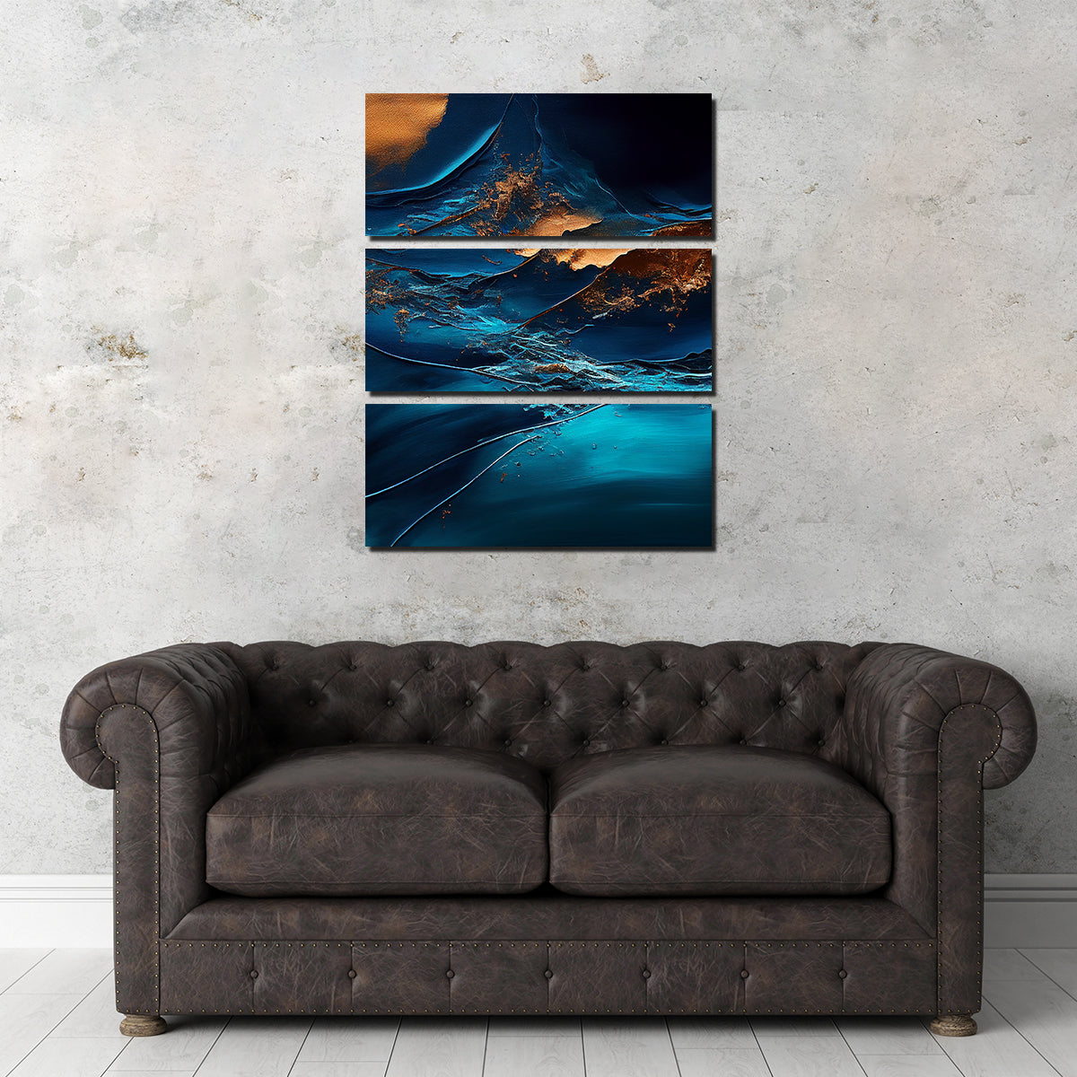 Stunning Coastal Abstract Series 2 Wall Art by Jennifer Hotai