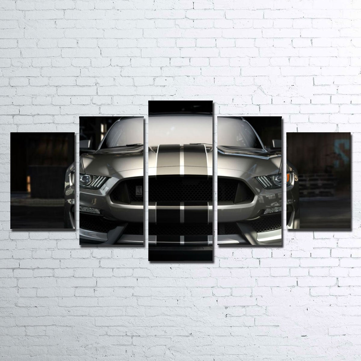 2018 Shelby GT350 High - Quality 5 Piece Wall Art Set