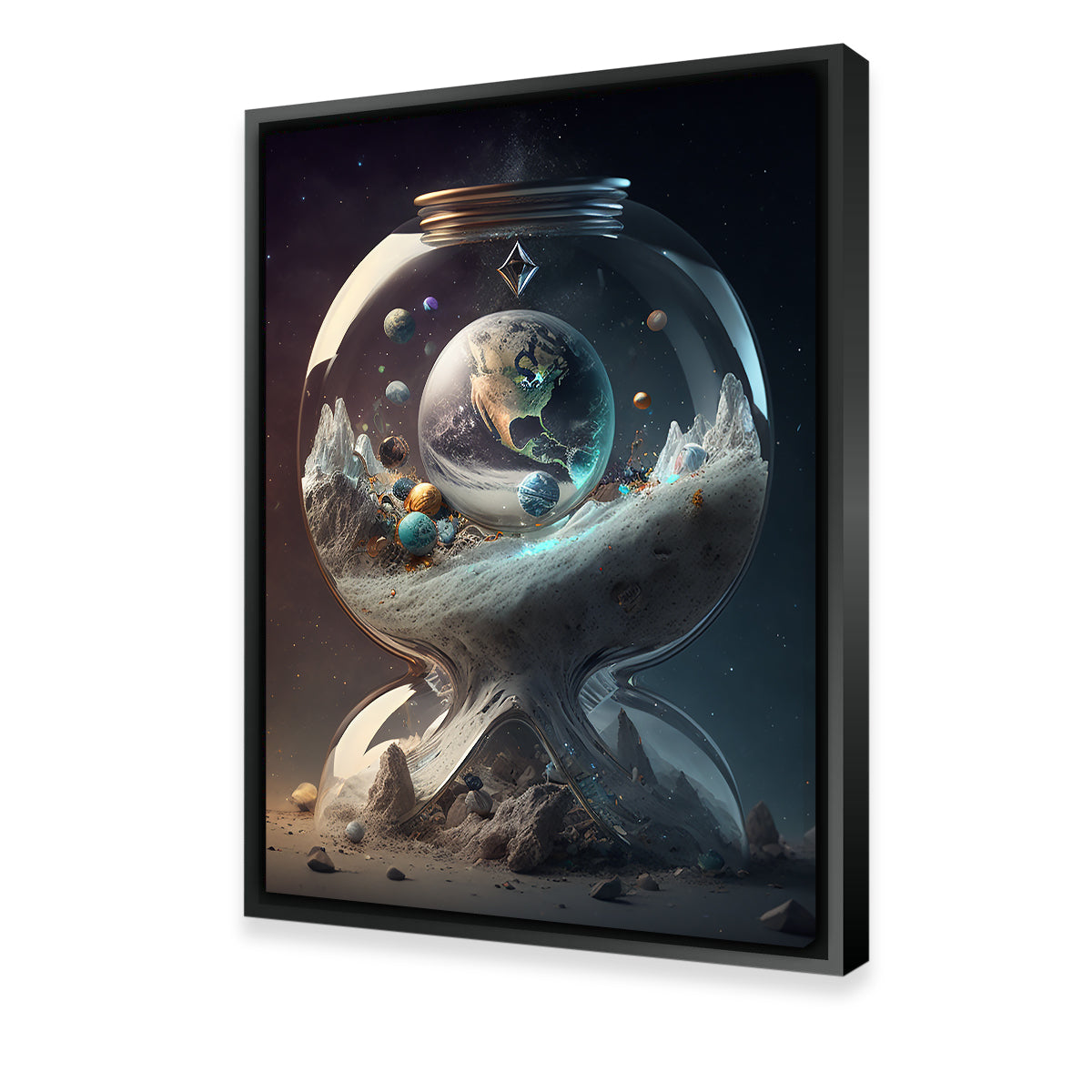 Captivating Wall Art: A Moment in Time with Our Planet by Jennifer Hotai
