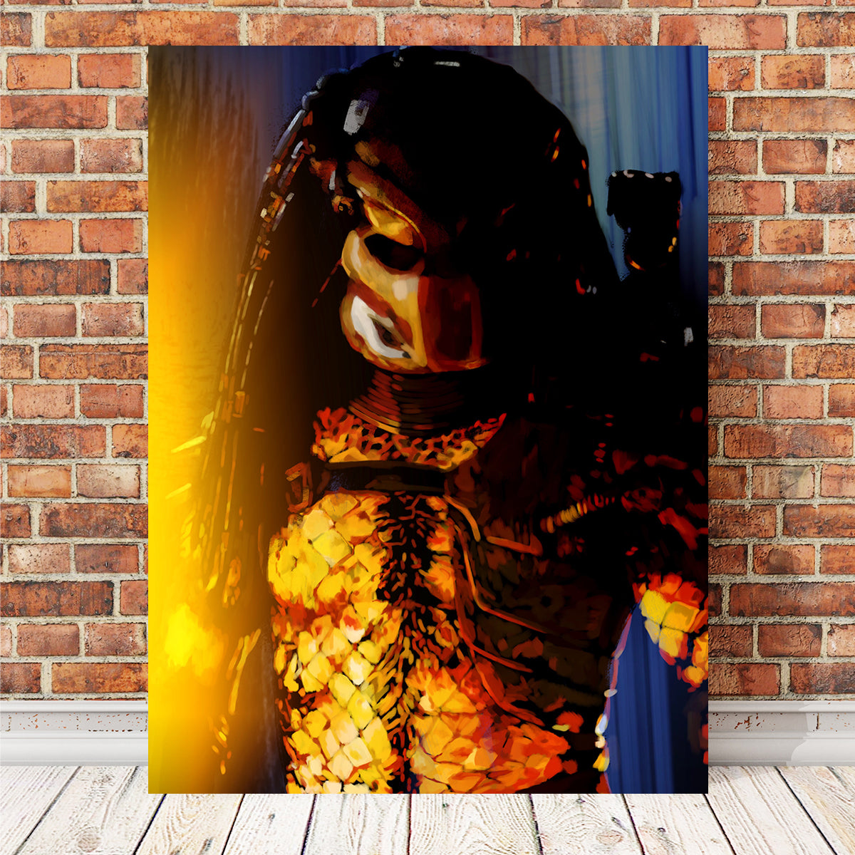 Stunning Predator in Blue Wall Art for Your Home Decor