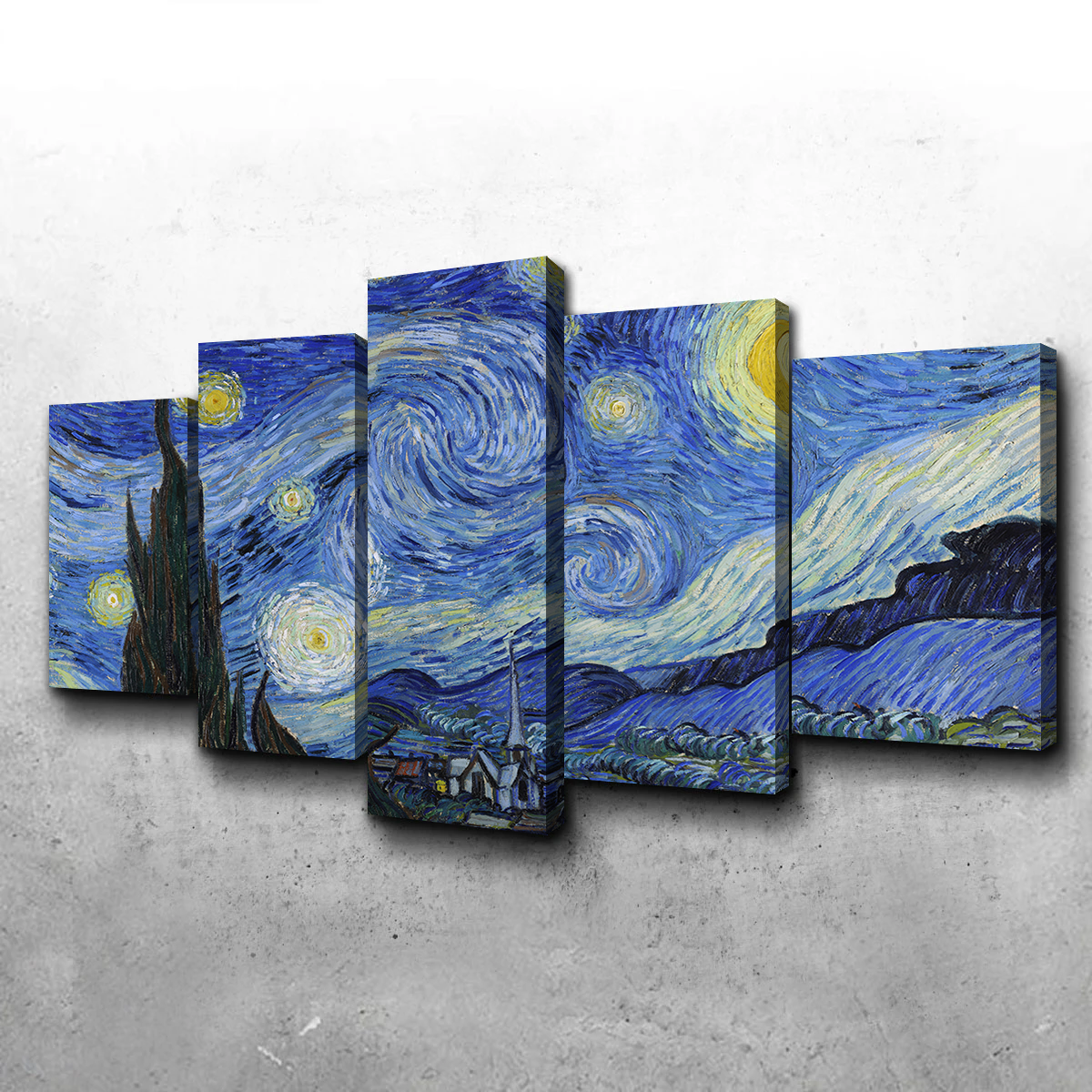 Enchanting Starry Night Wall Art - Premium Canvas for Home Decor