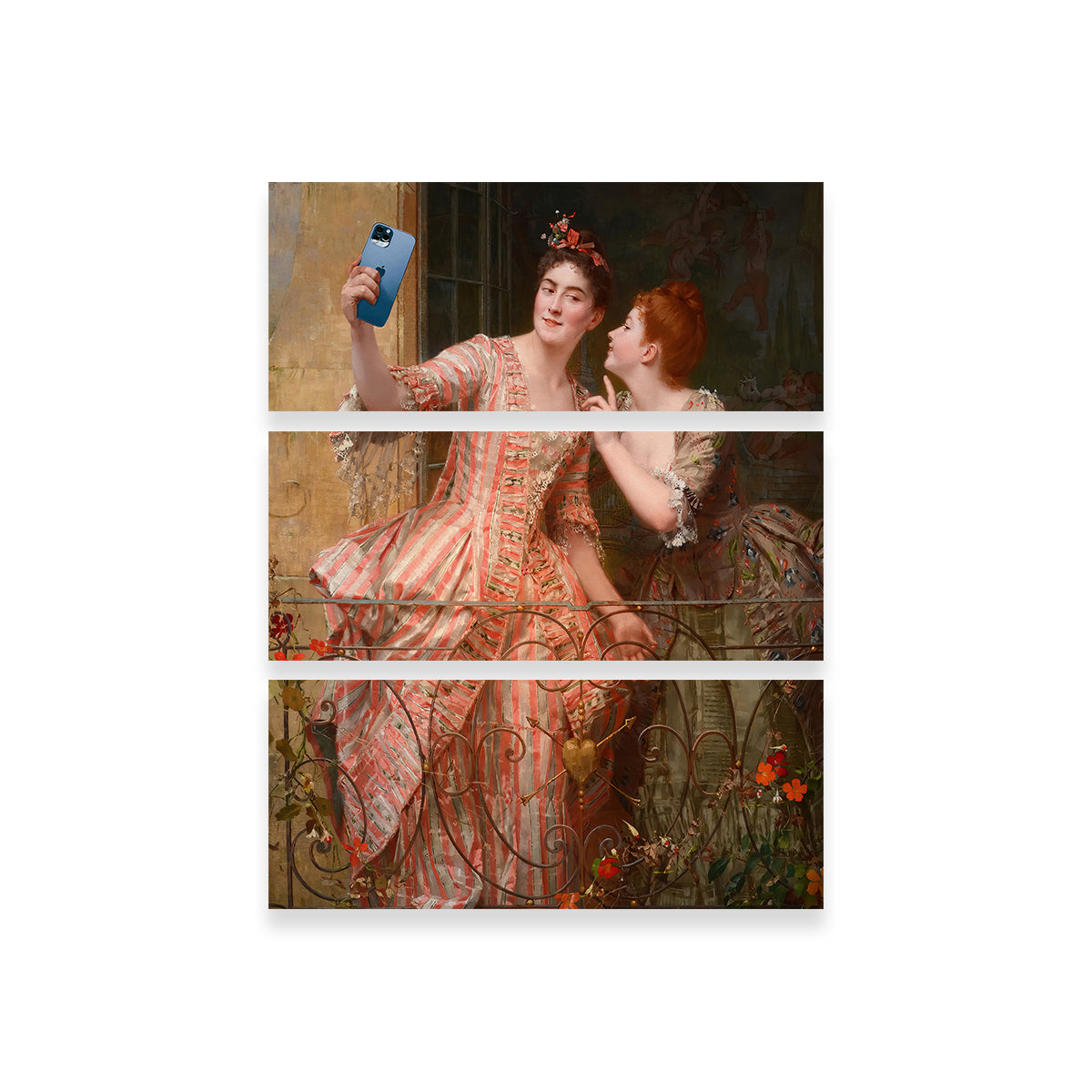 Stunning Royal Selfie Wall Art by Glory Days Studio