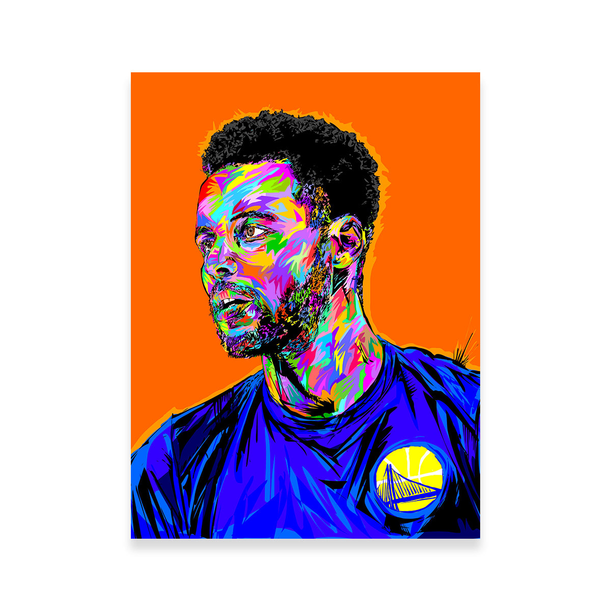 Steph Curry High - Quality Wall Art for Basketball Fans