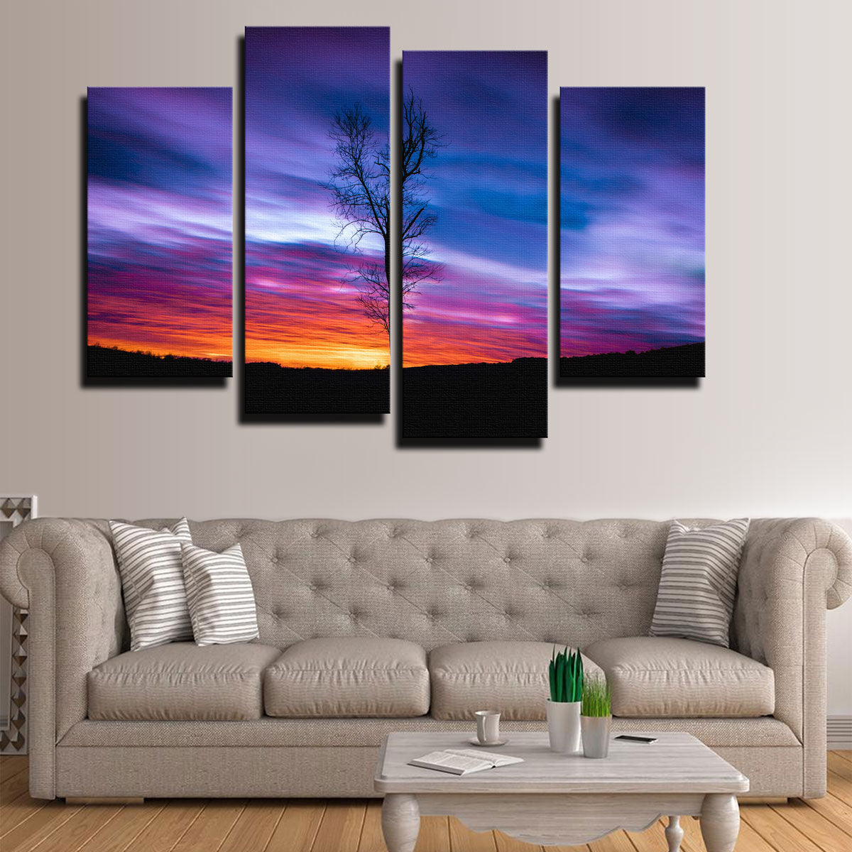 Stunning Lonely Sunset Wall Art by Lucas Moore