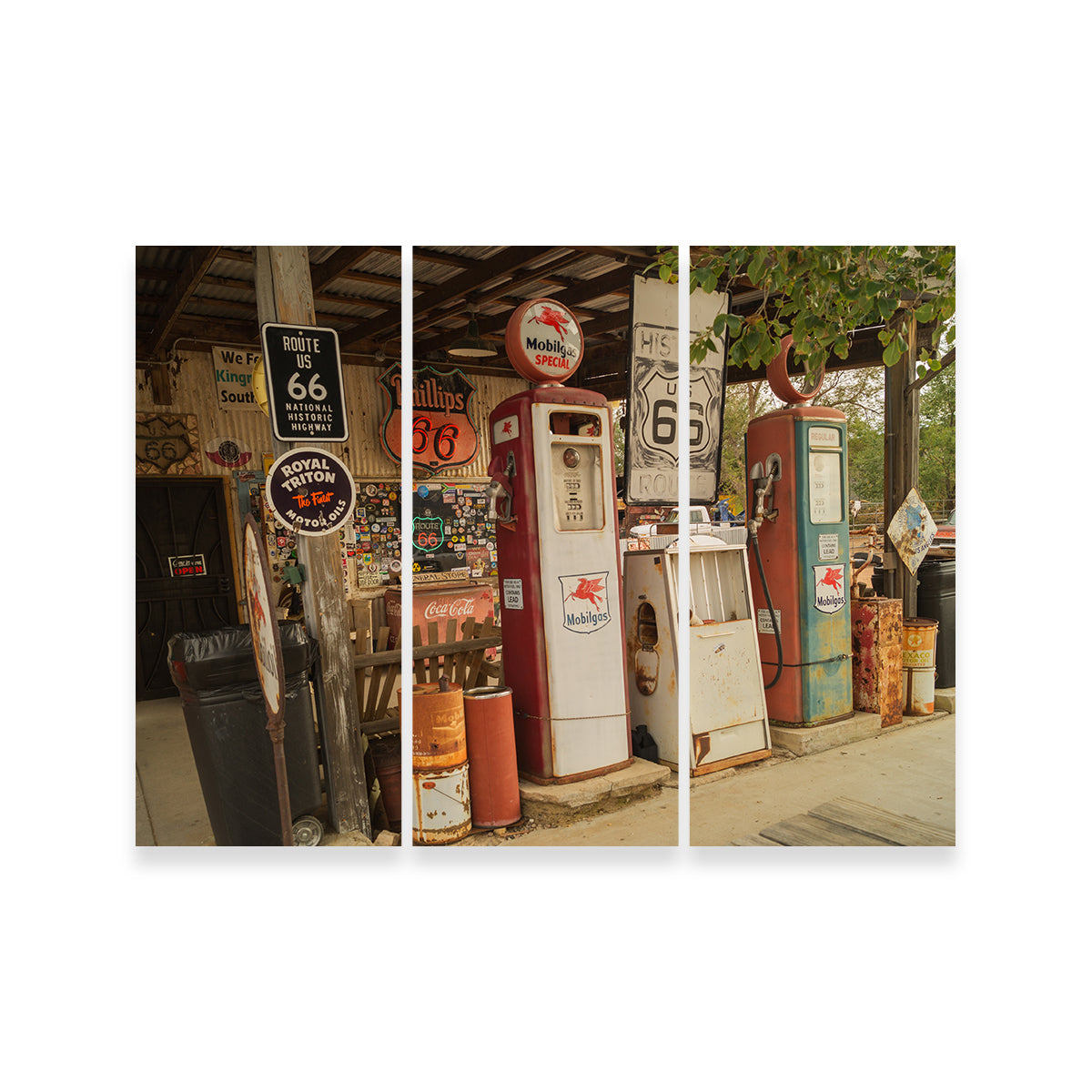Authentic Route 66 in Arizona Canvas Prints