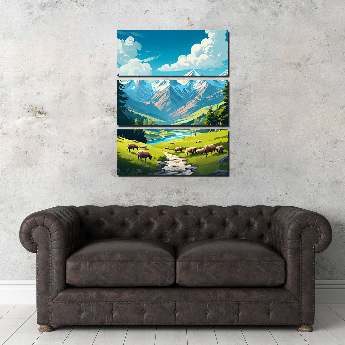 Stunning Queyras Regional Nature Park - France Wall Art by Valth Graphics