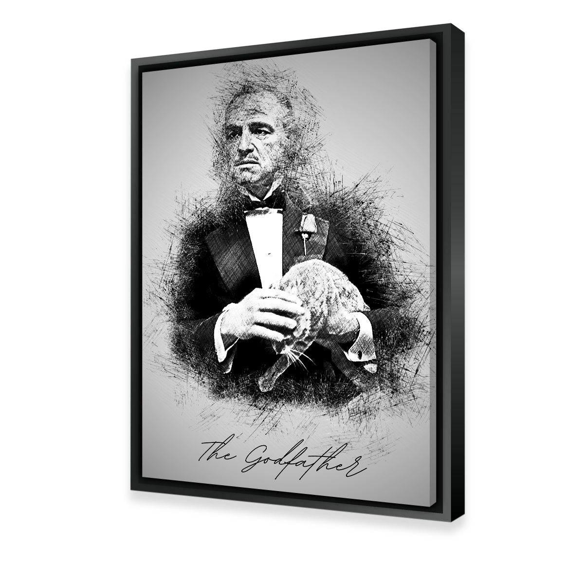 The Godfather Wall Art - Museum Quality Sustainable Pine Wood Canvas Print