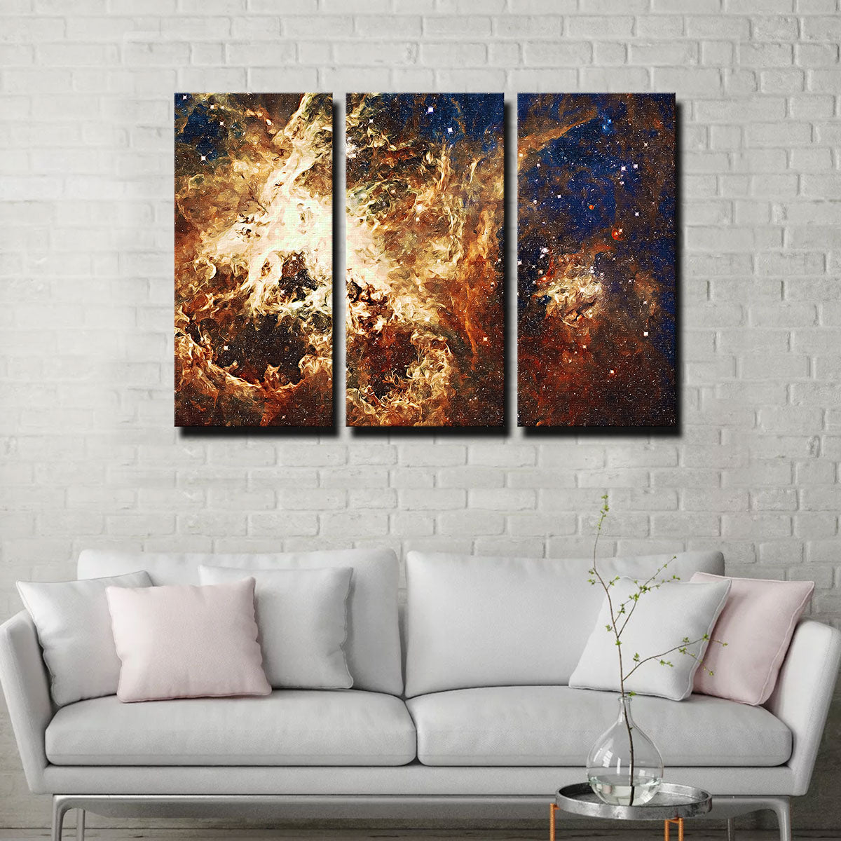Enchanting Embers Of Stars Wall Art by Denise Dundon
