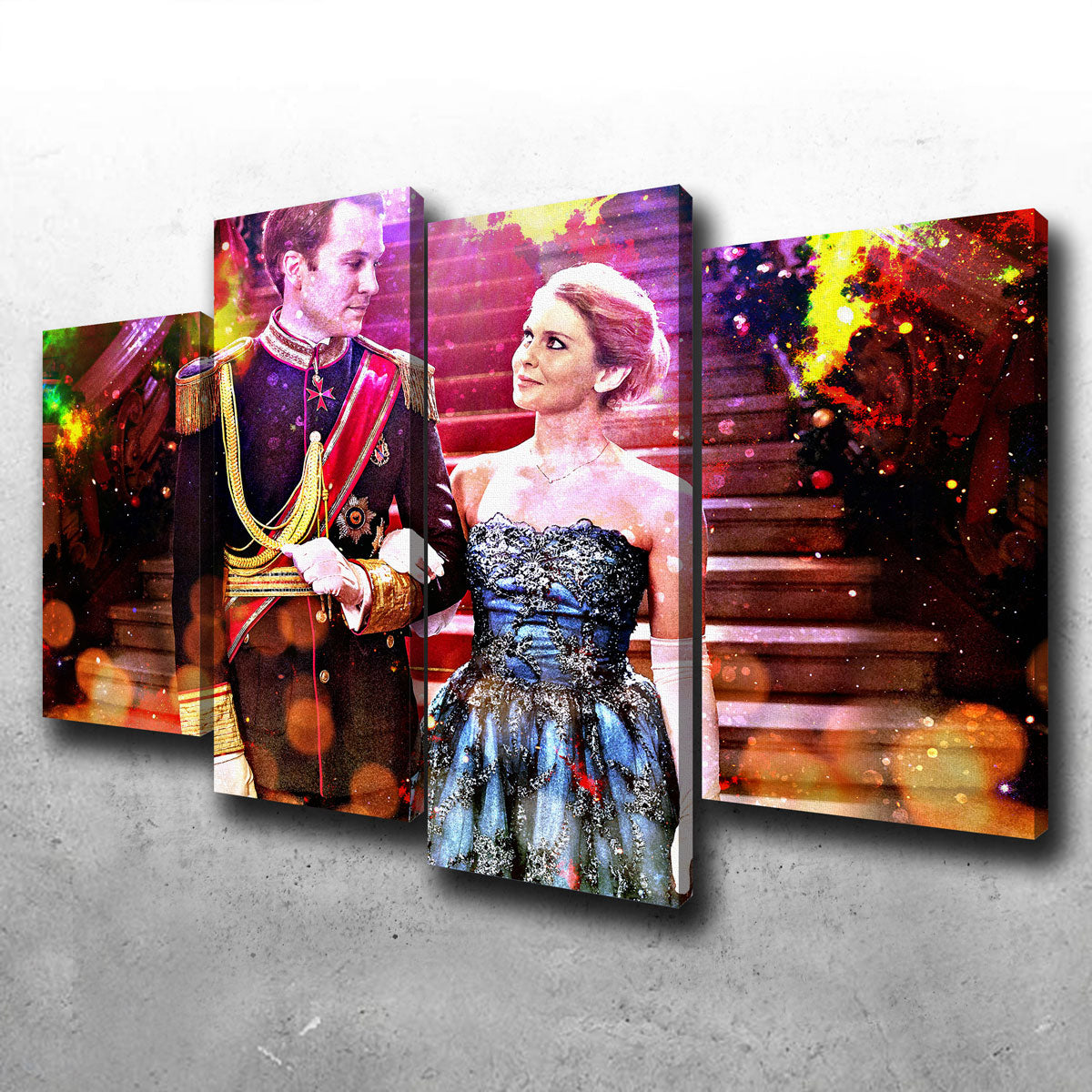 Exquisite Christmas Prince Wall Art for Festive Decor