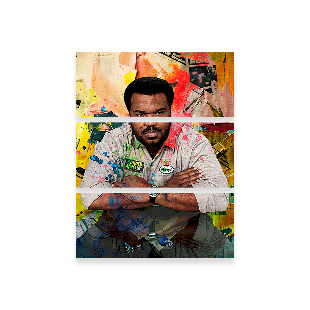Darryl - The Office Wall Art: Sustainable Kiln - Dried Pine Frame Canvas Prints