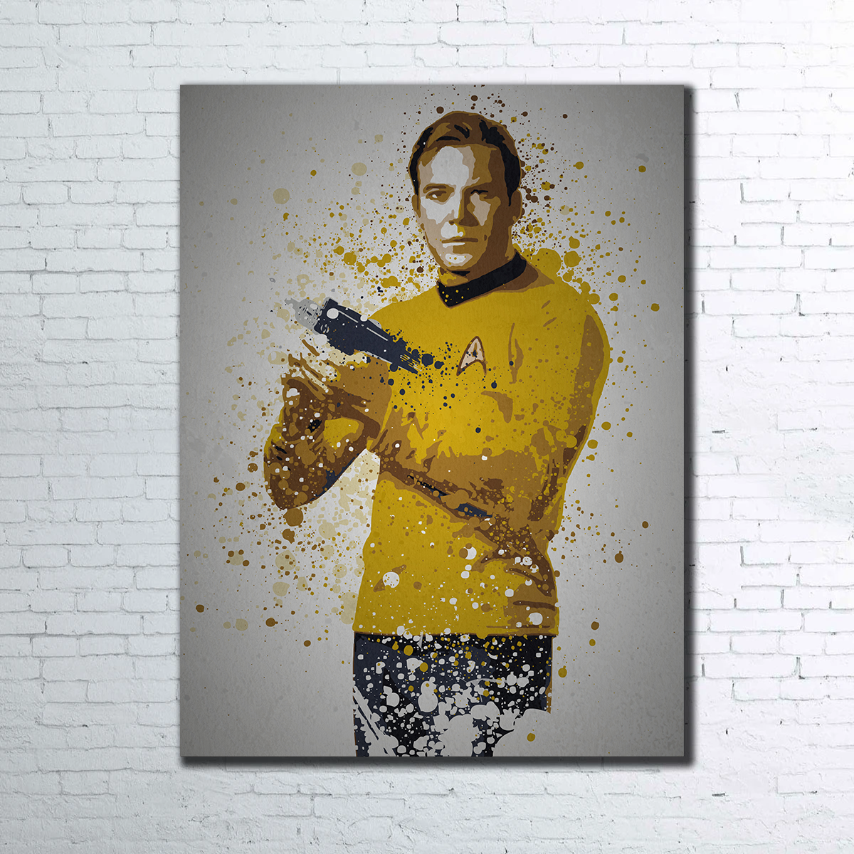 Boldly Go Wall Art - Premium Sustainable Pine Wood Canvas
