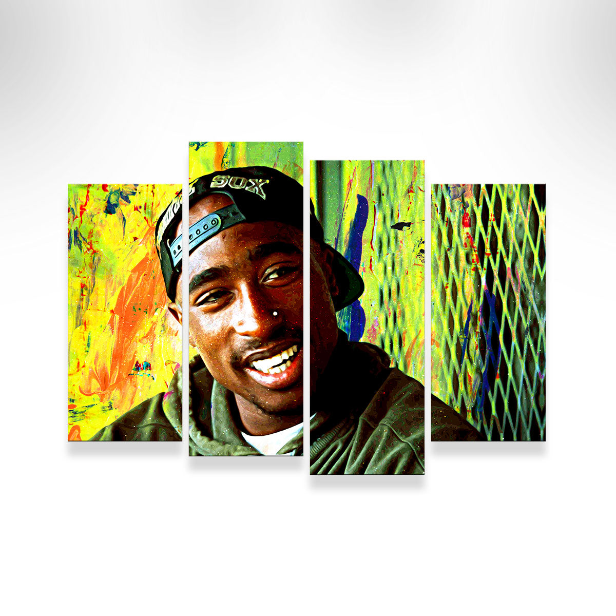 Authentic 2Pac Wall Art - High - Quality Decor for Hip - Hop Fans