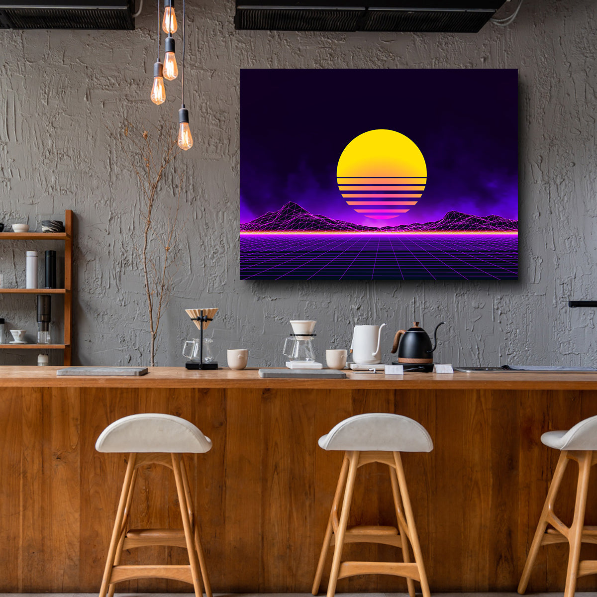 Stunning Retro Landscape Wall Art