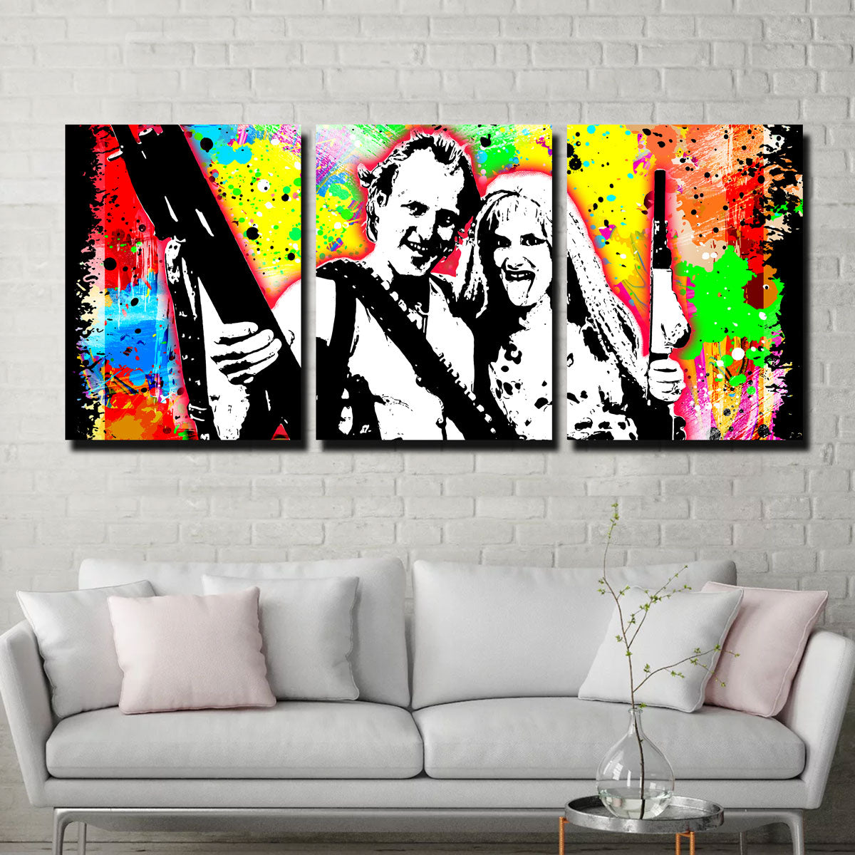 Unique Abstract Natural Born Killers Wall Art for Stunning Home Decor