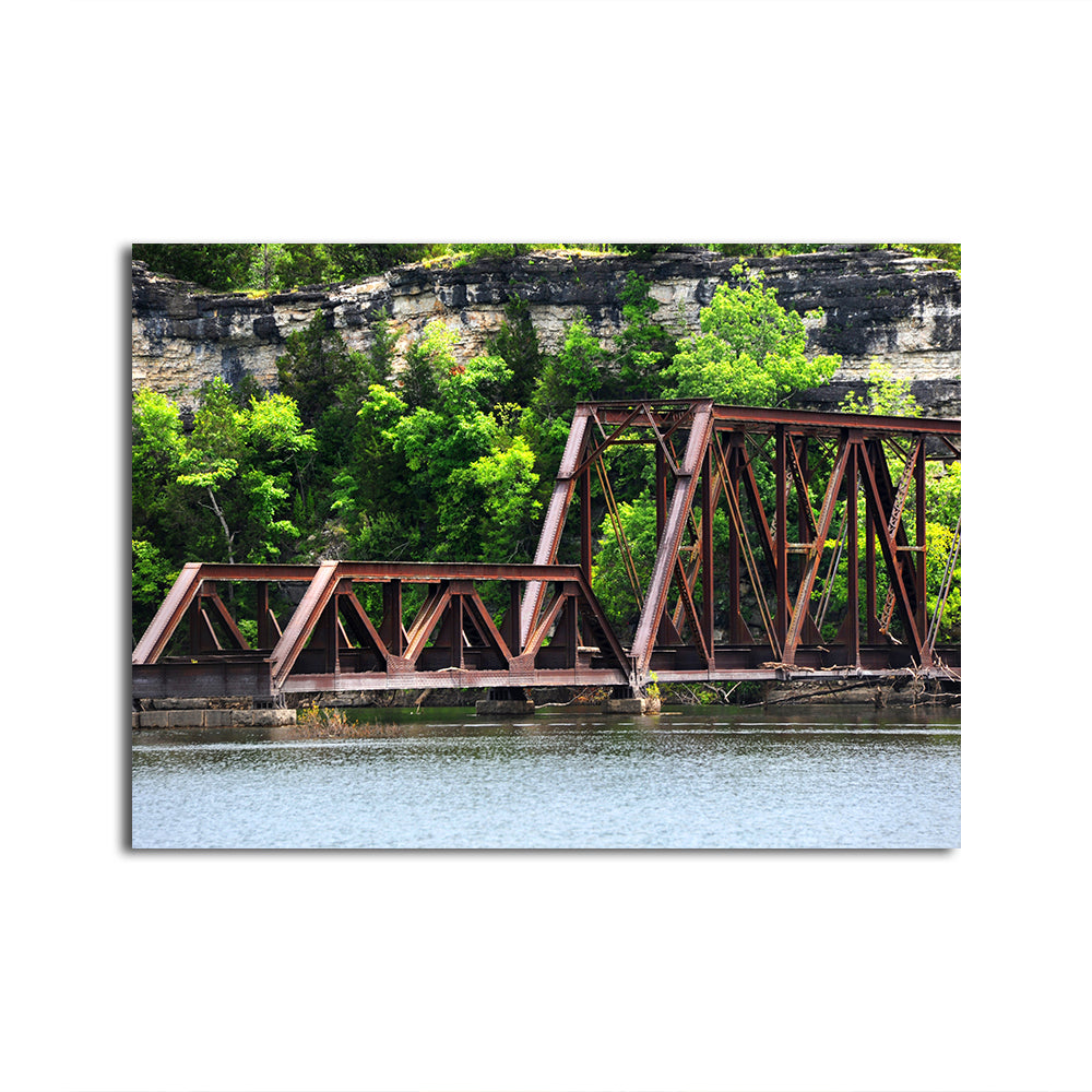 Gorgeous Ozarks Railway Bridge Wall Art for Stunning Home Decor
