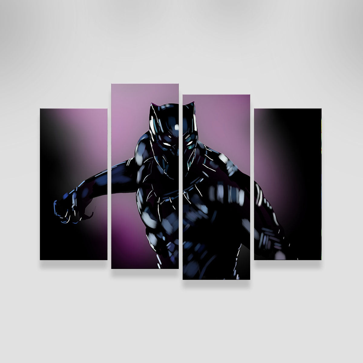 Stunning Purple Panther Wall Art by Andy Brackpool