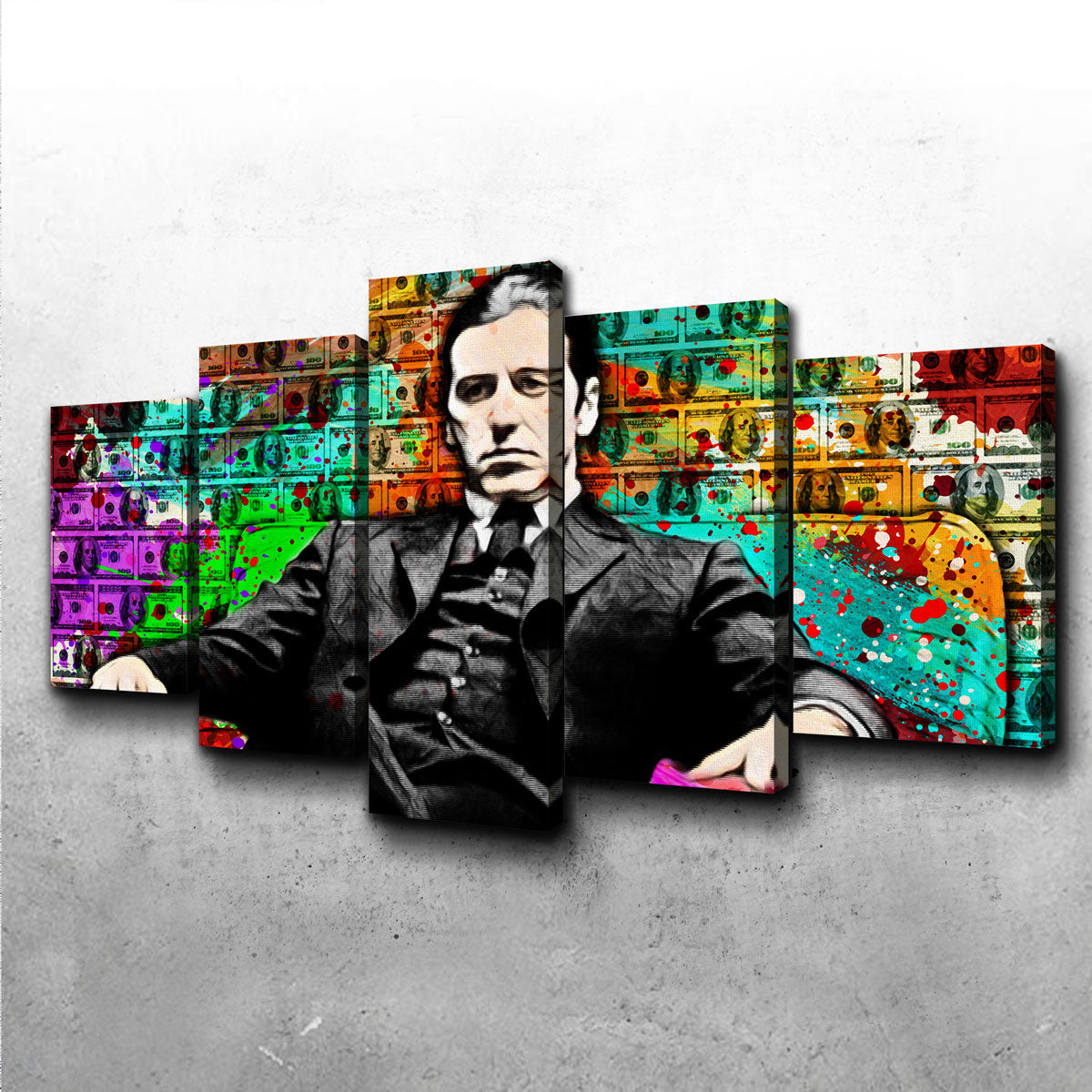 Stunning Abstract Godfather Wall Art for Home Decor