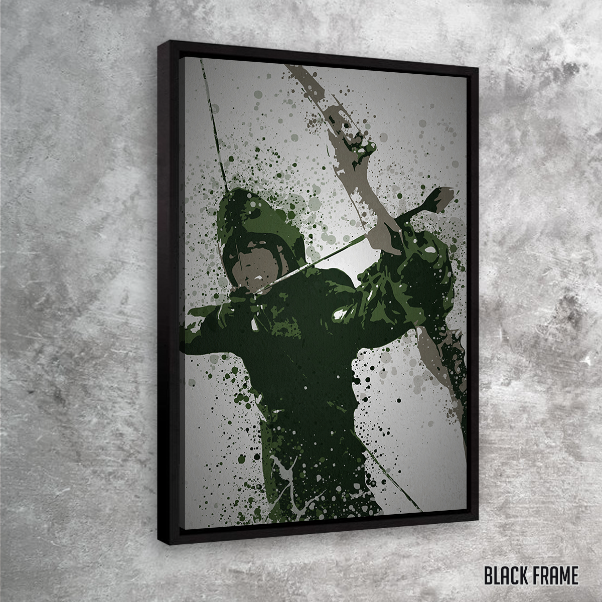 Stunning Emerald Archer Wall Art - Ideal for Home Decor