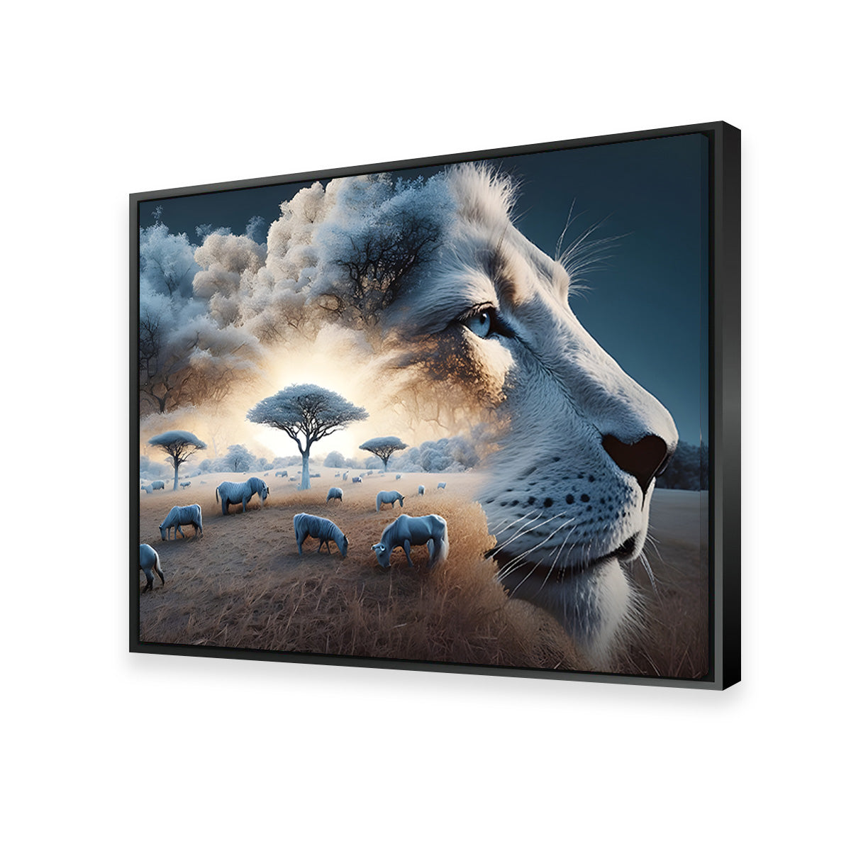 Roaring Majesty - Exquisite Handmade Canvas Prints